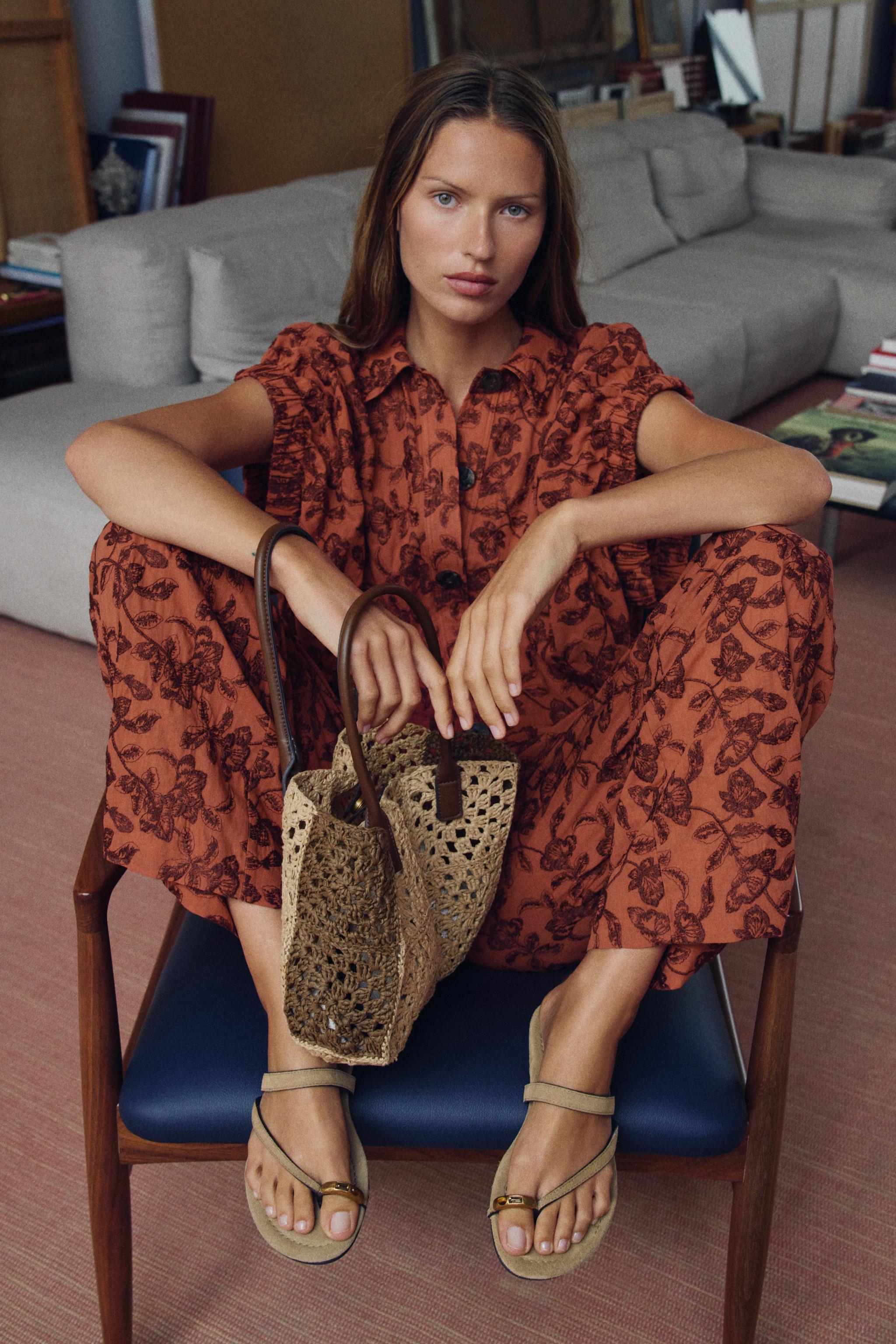 SAC SHOPPER EFFET TRESSÉ